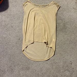 Glittery cream shirt